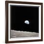 Apollo 8 View of Earth Rise over the Moon-null-Framed Photographic Print