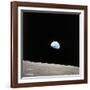 Apollo 8 View of Earth Rise over the Moon-null-Framed Photographic Print