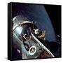 Apollo 9 Astronaut Dave Scott Stands in Open Hatch of Command Module-null-Framed Stretched Canvas