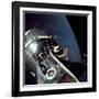 Apollo 9 Astronaut Dave Scott Stands in Open Hatch of Command Module-null-Framed Photo