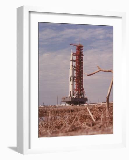 Apollo 9 Saturn V Rocket, 1969-null-Framed Photographic Print