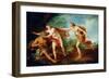 Apollo and Daphne, 18th Century-Francois Lemoyne-Framed Giclee Print