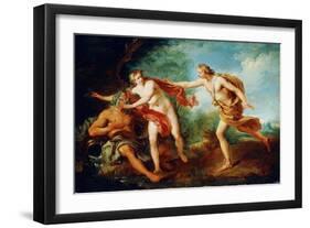 Apollo and Daphne, 18th Century-Francois Lemoyne-Framed Giclee Print