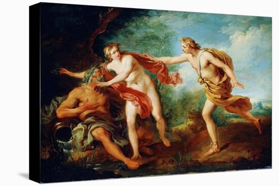 Apollo and Daphne, 18th Century-Francois Lemoyne-Stretched Canvas