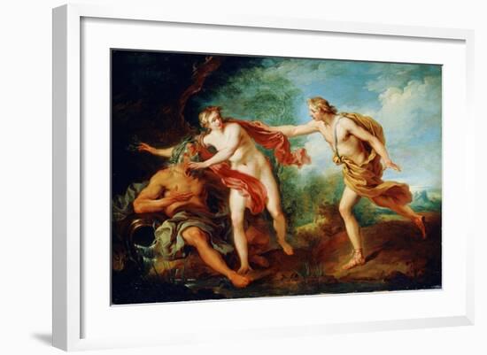 Apollo and Daphne, 18th Century-Francois Lemoyne-Framed Giclee Print