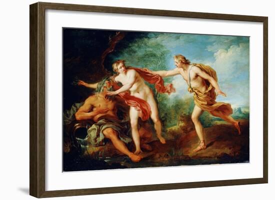 Apollo and Daphne, 18th Century-Francois Lemoyne-Framed Giclee Print