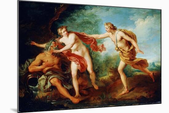 Apollo and Daphne, 18th Century-Francois Lemoyne-Mounted Giclee Print