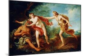 Apollo and Daphne, 18th Century-Francois Lemoyne-Mounted Giclee Print