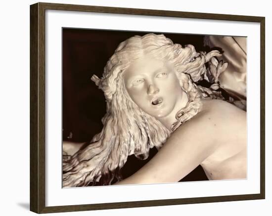 Apollo and Daphne, Detail of Daphne's Head, 1622-25-Giovanni Lorenzo Bernini-Framed Giclee Print