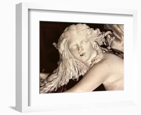 Apollo and Daphne, Detail of Daphne's Head, 1622-25-Giovanni Lorenzo Bernini-Framed Giclee Print