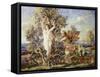 Apollo and Daphne, (Oil on Canvas)-Wilfred Gabriel de Glehn-Framed Stretched Canvas