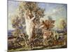 Apollo and Daphne, (Oil on Canvas)-Wilfred Gabriel de Glehn-Mounted Giclee Print