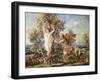 Apollo and Daphne, (Oil on Canvas)-Wilfred Gabriel de Glehn-Framed Giclee Print