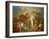 Apollo and Diana Attacking the Children of Niobe-Jacques-Louis David-Framed Giclee Print