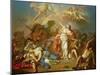 Apollo and Diana Attacking the Children of Niobe-Jacques-Louis David-Mounted Giclee Print