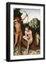 Apollo and Diana, Ca 1530-Lucas Cranach the Elder-Framed Giclee Print