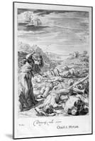 Apollo and Diana Kill Niobe's Children with their Arrows: She Is Turned to Stone, 1655-Michel de Marolles-Mounted Giclee Print