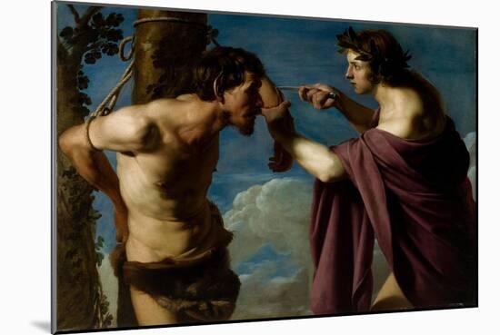 Apollo and Marsyas, 1616–20-Bartolomeo Manfredi-Mounted Giclee Print