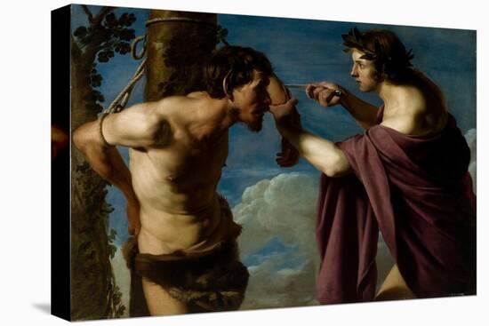 Apollo and Marsyas, 1616–20-Bartolomeo Manfredi-Stretched Canvas