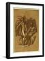 Apollo and Marsyas, Between 1500 and 1530-Ugo da Carpi-Framed Giclee Print