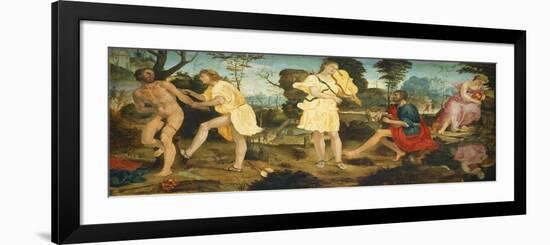 Apollo and Marsyas, c.1540-Michelangelo Anselmi-Framed Giclee Print