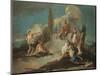 Apollo and Marsyas-Giambattista Tiepolo-Mounted Art Print