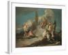 Apollo and Marsyas-Giambattista Tiepolo-Framed Art Print