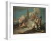 Apollo and Marsyas-Giambattista Tiepolo-Framed Art Print