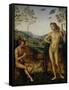 Apollo and Marsyas-Pietro Perugino-Framed Stretched Canvas