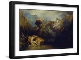 Apollo and Python-J. M. W. Turner-Framed Giclee Print