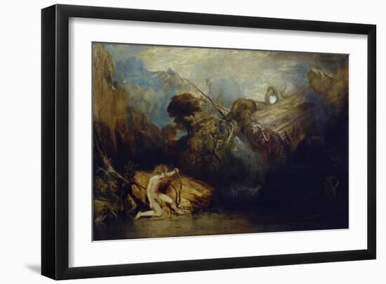 Apollo and Python-J. M. W. Turner-Framed Premium Giclee Print