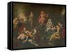 Apollo and the Muses, 1772-Angelika Kauffmann-Framed Stretched Canvas