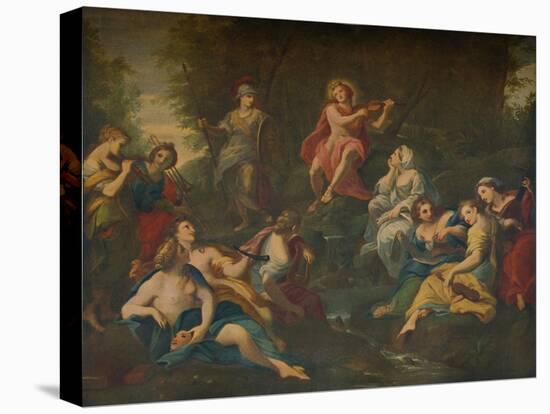 Apollo and the Muses, 1772-Angelika Kauffmann-Stretched Canvas