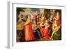 Apollo and the Muses (Oil on Wood)-Maarten de Vos-Framed Giclee Print