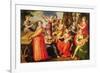 Apollo and the Muses (Oil on Wood)-Maarten de Vos-Framed Giclee Print