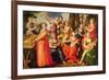 Apollo and the Muses (Oil on Wood)-Maarten de Vos-Framed Giclee Print