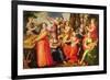 Apollo and the Muses (Oil on Wood)-Maarten de Vos-Framed Giclee Print