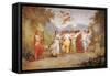Apollo and the Muses-Giani Felice-Framed Stretched Canvas