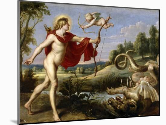 Apollo and the Python, 1636-1638-Cornelis de Vos-Mounted Giclee Print