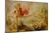 Apollo and the Serpent Python-Peter Paul Rubens-Mounted Giclee Print