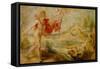 Apollo and the Serpent Python-Peter Paul Rubens-Framed Stretched Canvas