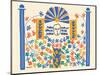 Apollo (Apollon) - Artist Model for a Ceramic Tile Mural - Vintage Illustration, 1953-Henri Matisse-Mounted Art Print