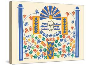 Apollo (Apollon) - Artist Model for a Ceramic Tile Mural - Vintage Illustration, 1953-Henri Matisse-Stretched Canvas