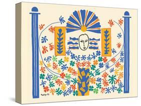 Apollo (Apollon) - Artist Model for a Ceramic Tile Mural - Vintage Illustration, 1953-Henri Matisse-Stretched Canvas