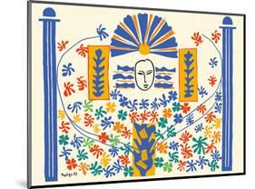 Apollo (Apollon) - Artist Model for a Ceramic Tile Mural-Henri Matisse-Mounted Art Print