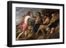 Apollo as a Winner About Pan, Ca. 1637-Jacob Jordaens-Framed Giclee Print