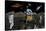 Apollo Astronauts Coming into Contact with an Alien Ufo While on the Moon-null-Stretched Canvas