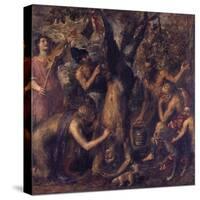 Apollo Bestraft Marsyas-Titian (Tiziano Vecelli)-Stretched Canvas