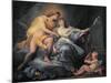 Apollo Caressing the Nymph Leucothea-Antoine Boizot Or Boyzot-Mounted Giclee Print
