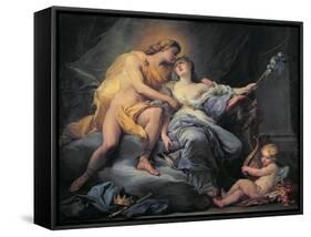 Apollo Caressing the Nymph Leucothea-Antoine Boizot Or Boyzot-Framed Stretched Canvas